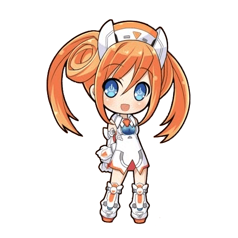 Orange Heart chibi